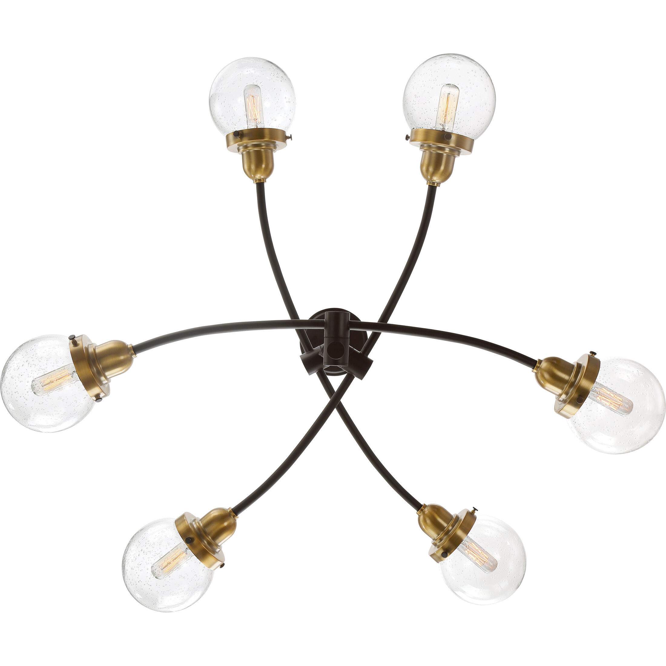 Trance 6 Light 34 inch Western Bronze Chandelier Ceiling Light