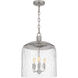 Quoizel Selma 3 Light 14 inch Brushed Nickel Pendant Ceiling Light QP6205BN - Open Box