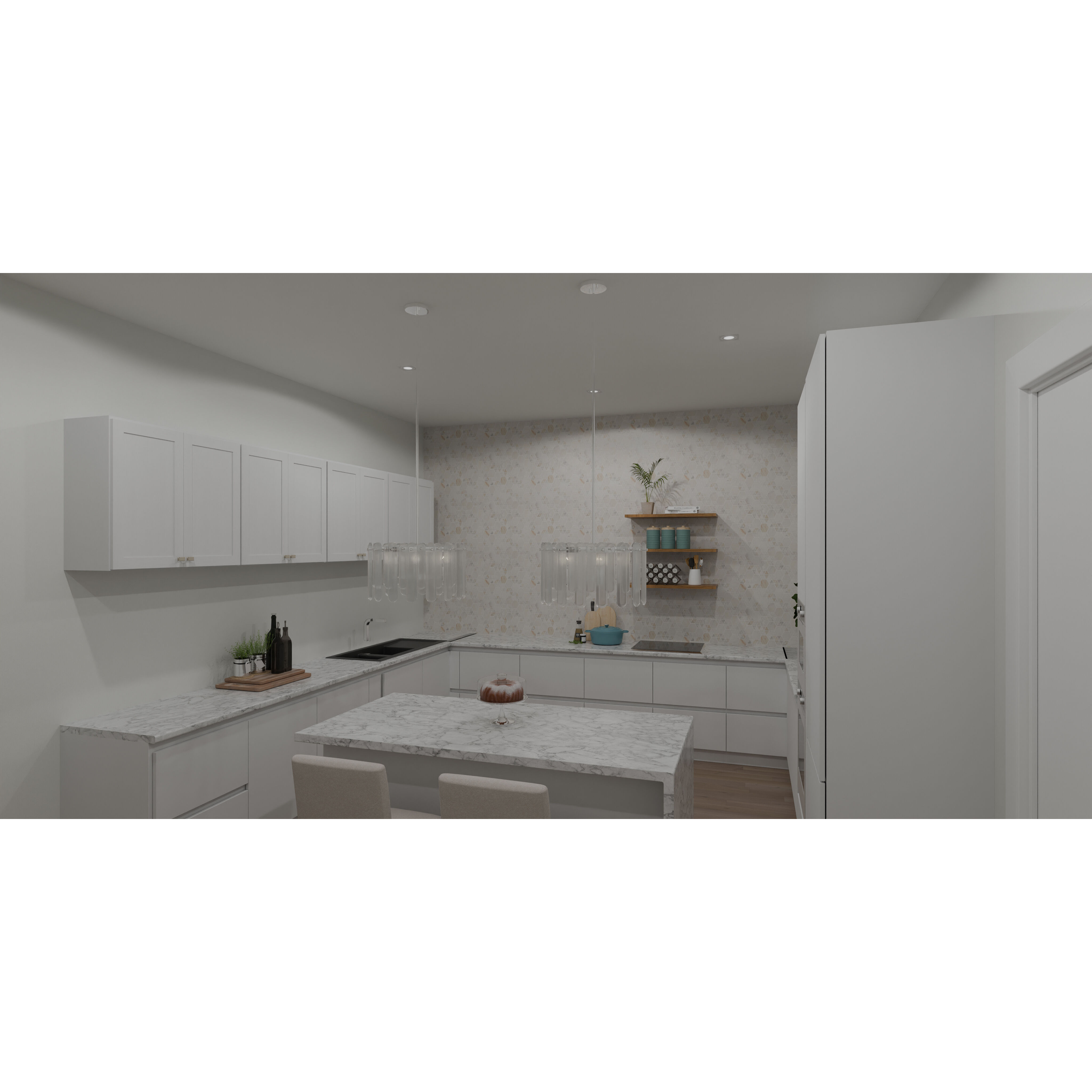 Stiles 5 Light 20.25 inch Polished Chrome Pendant Ceiling Light, Large