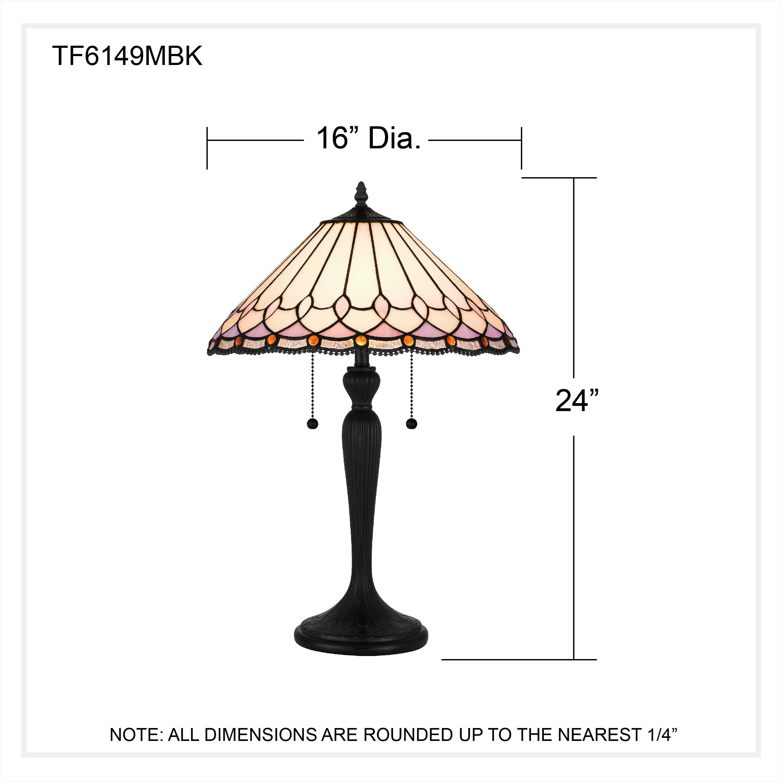 Inez 24 inch 75.00 watt Matte Black Table Lamp Portable Light