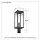 Westover 1 Light 21 inch Western Bronze Outdoor Post Lantern