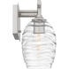 Lucy 2 Light 15 inch Brushed Nickel Bath Light Wall Light, Medium