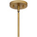 Fremont 1 Light 5 inch Aged Brass Mini Pendant Ceiling Light, Small