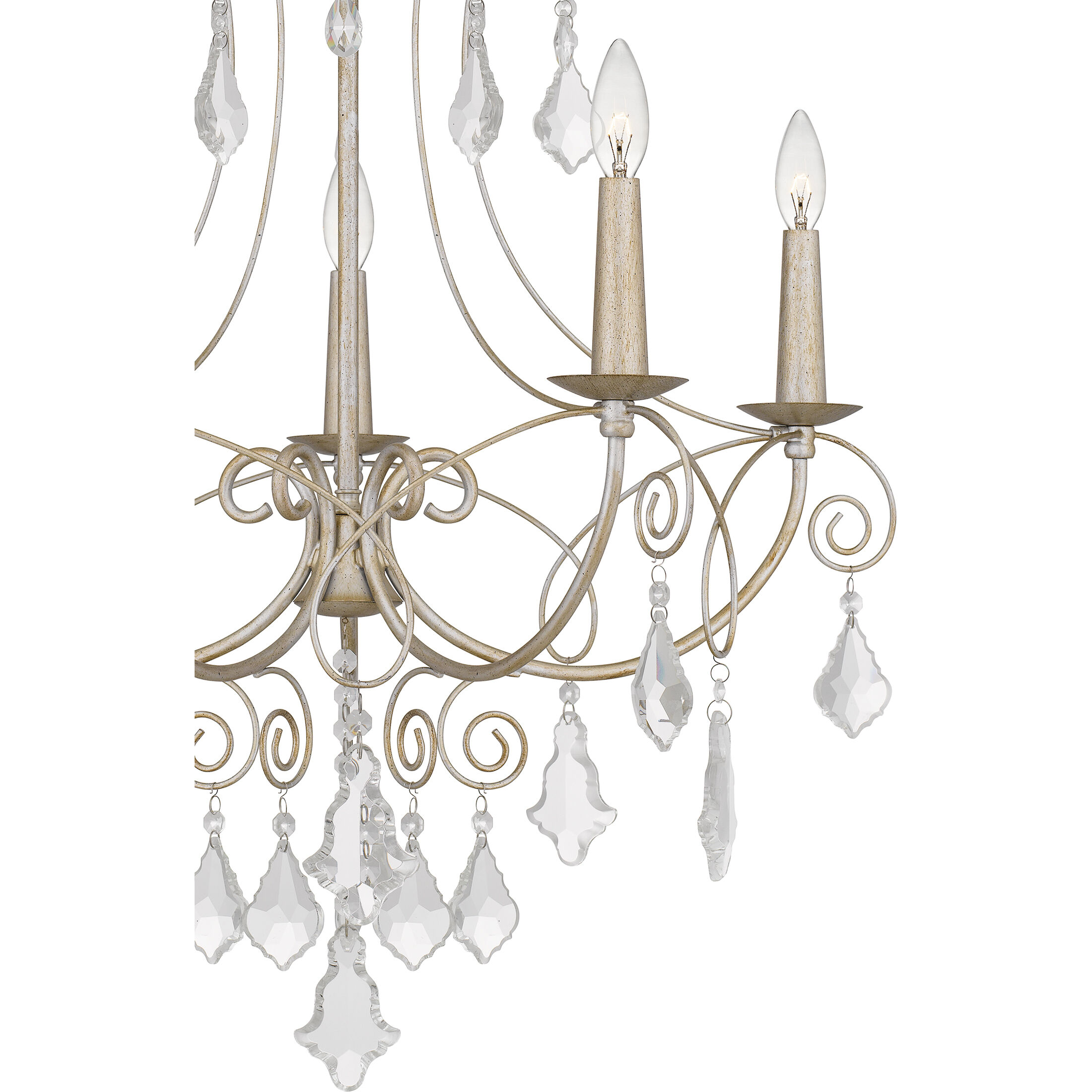 Merida 5 Light 28 inch Vintage Gold Chandelier Ceiling Light