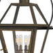 Rue De Royal 4 Light 28 inch Industrial Bronze Outdoor Hanging Lantern