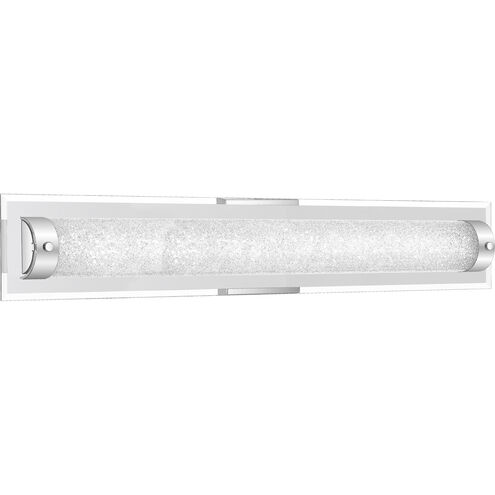 Glitz LED 32 inch Polished Chrome Vanity Light Wall Light