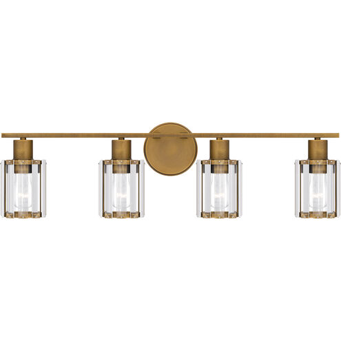 Isla 4 Light 29 inch Weathered Brass Bath Light Wall Light