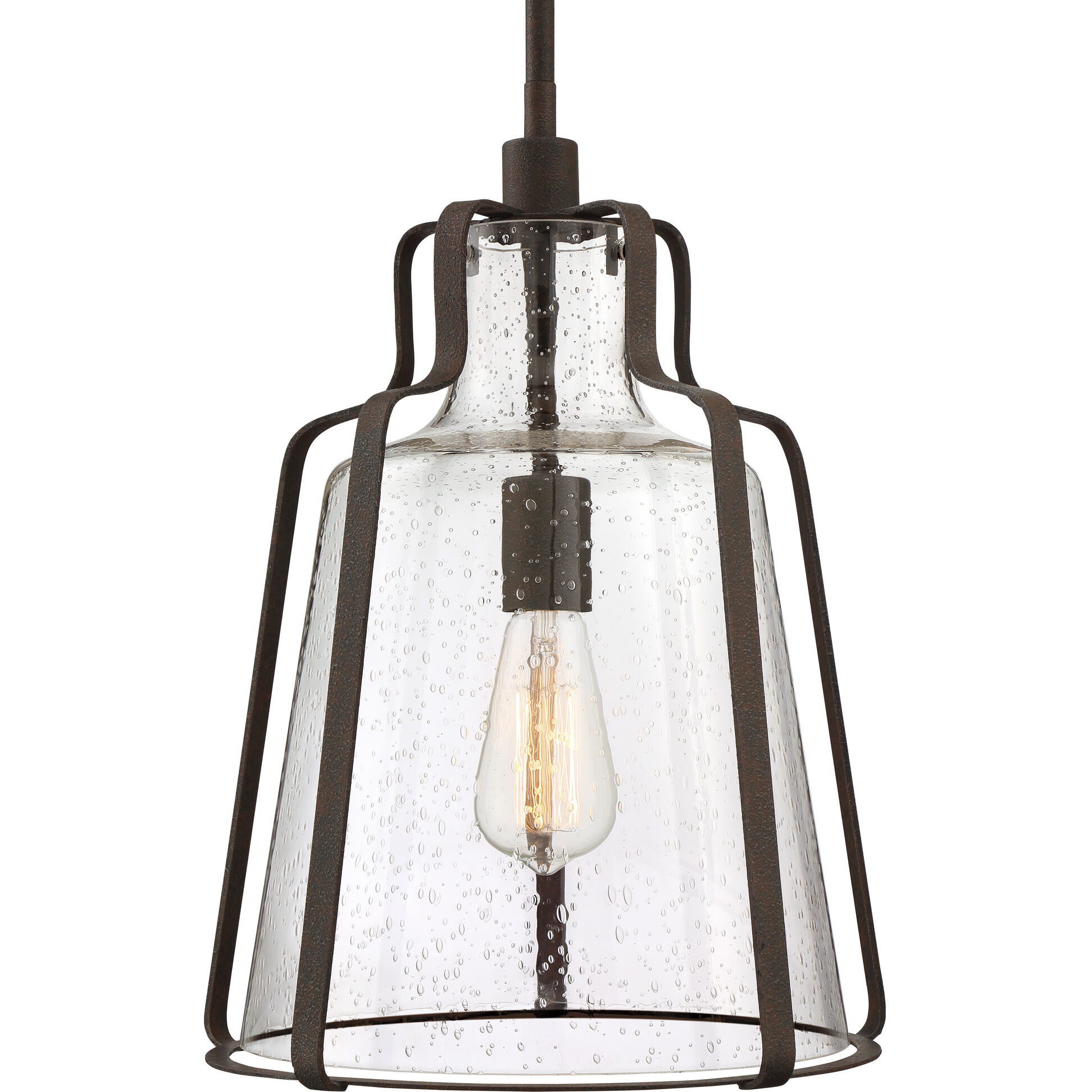 Haverford 1 Light 13 inch Rustic Black Pendant Ceiling Light