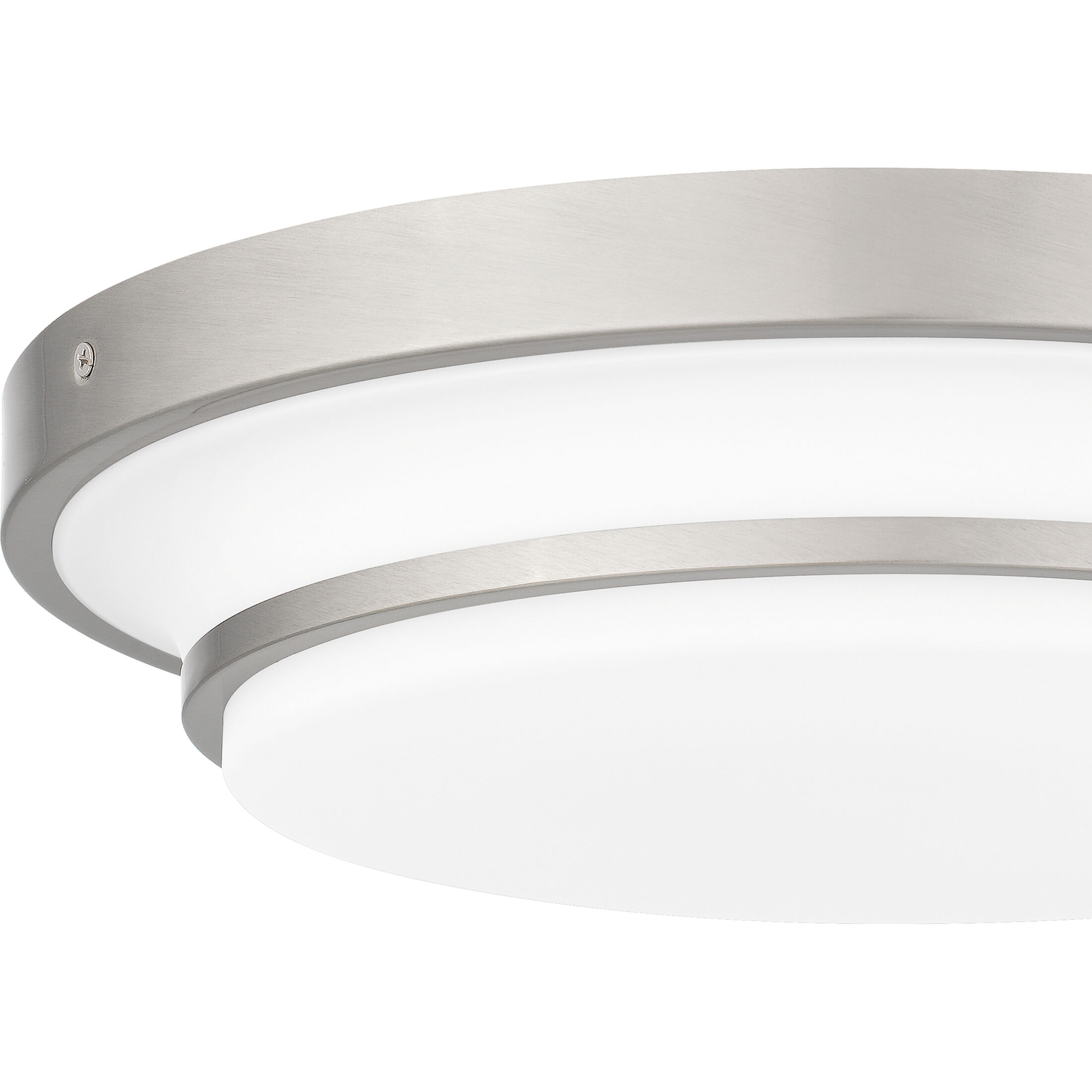 Cromwell 15 inch Brushed Nickel Flush Mount Ceiling Light