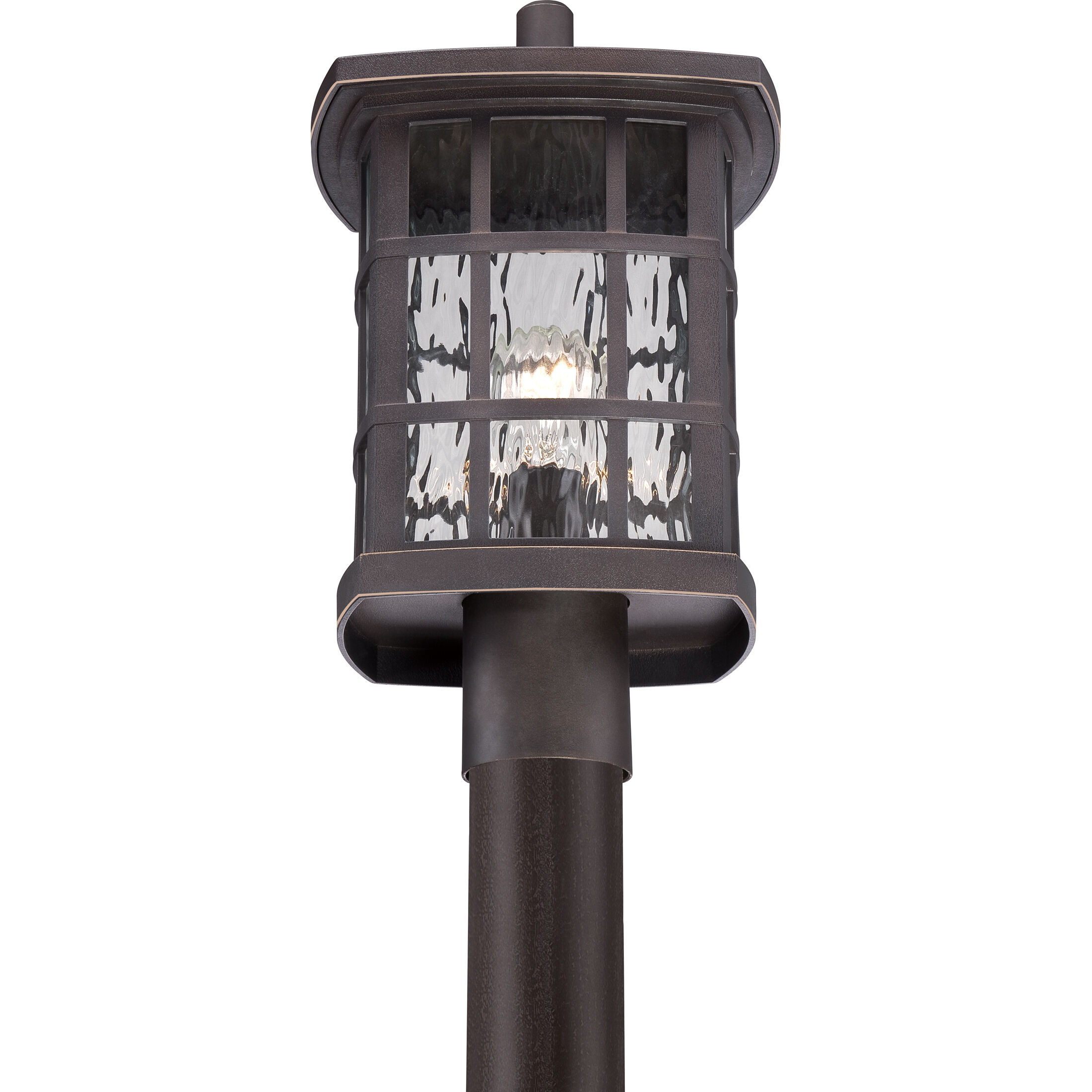 Stonington 1 Light 17 inch Palladian Bronze Post Lantern