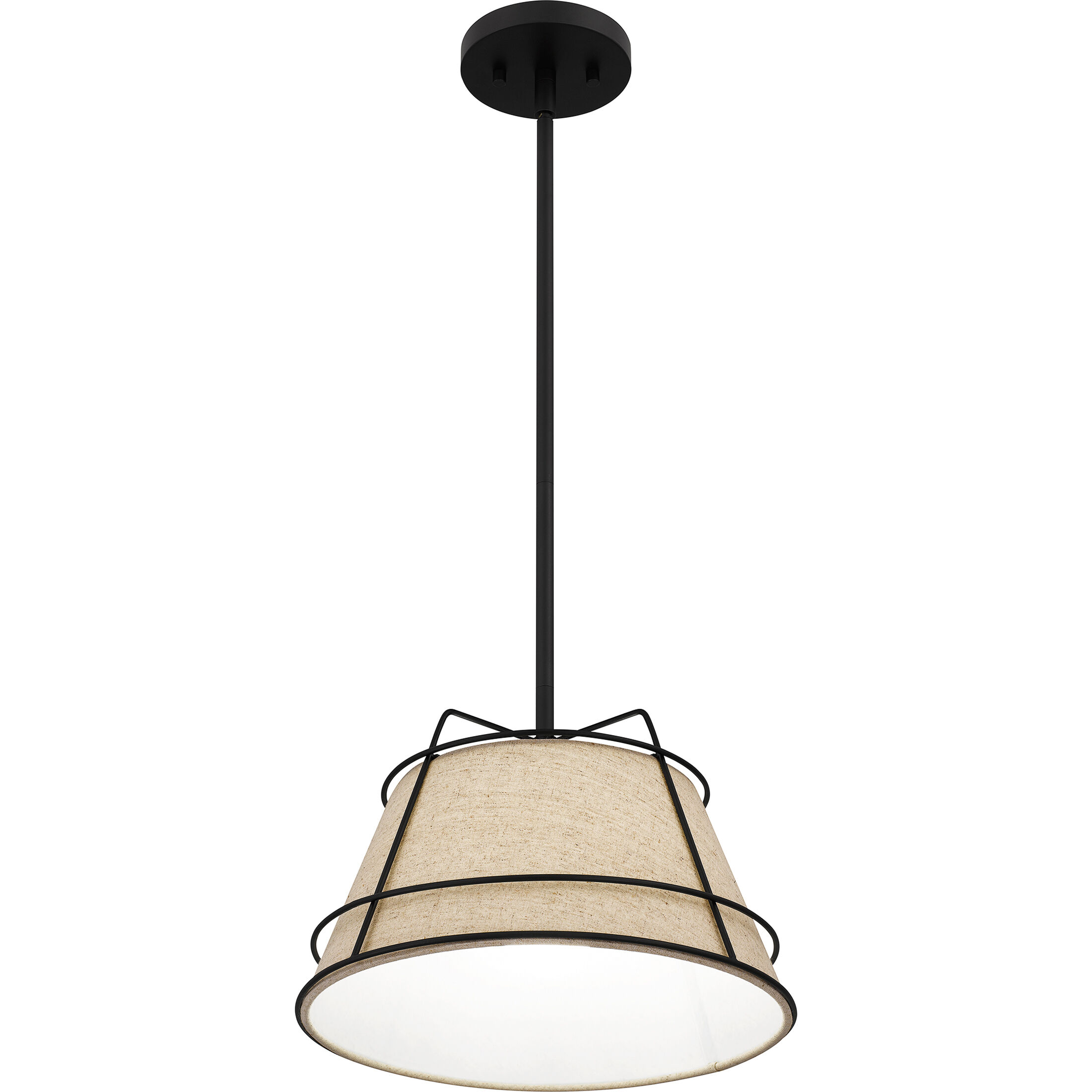 Burbridge 1 Light 13 inch Matte Black Mini Pendant Ceiling Light