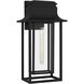 Garner 1 Light 24 inch Matte Black Outdoor Wall Lantern