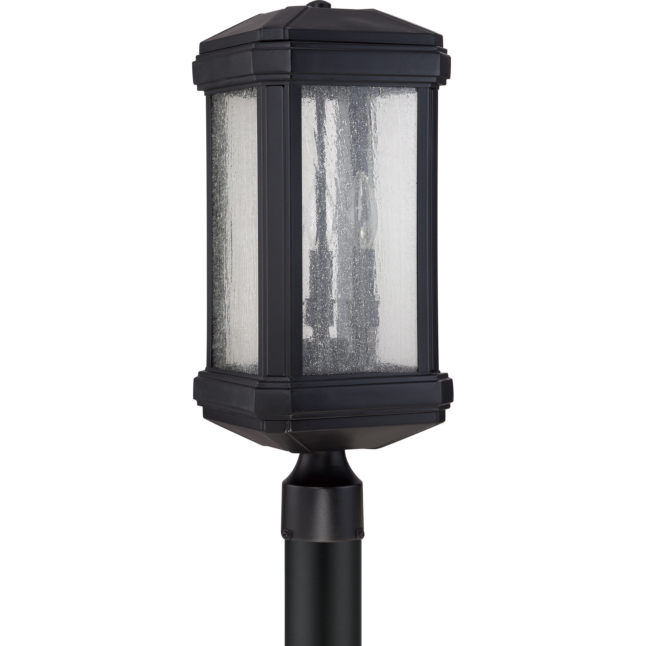 Trumbull 3 Light 21.5 inch Mystic Black Outdoor Post Mount