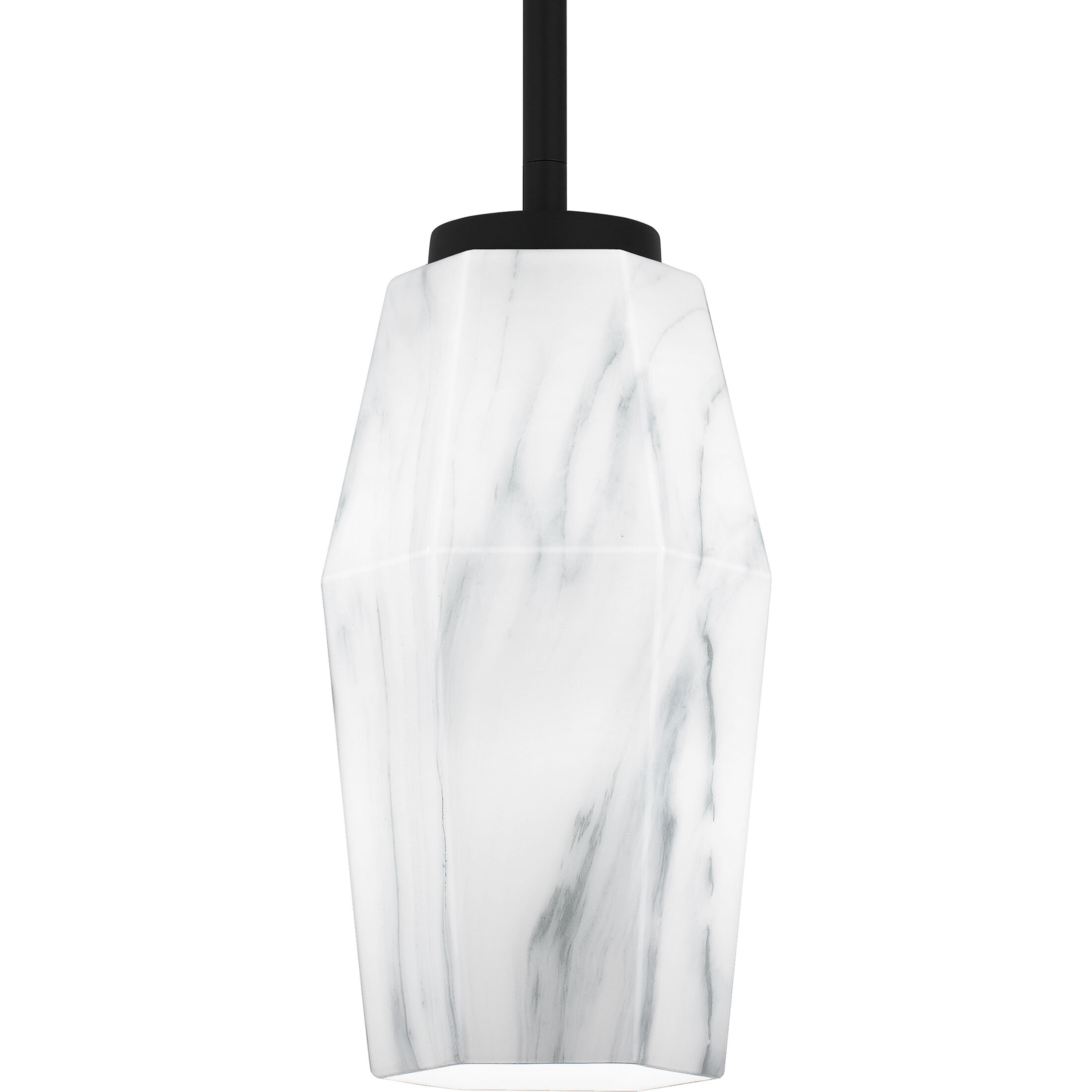 Fogel 1 Light 5 inch Matte Black Mini Pendant Ceiling Light, Small