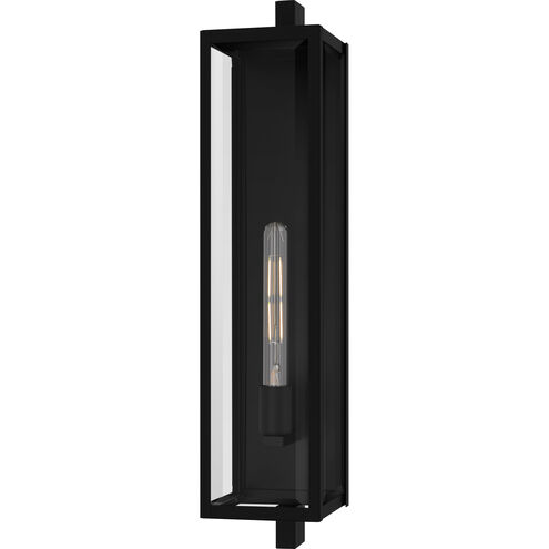 Dale 1 Light 26 inch Matte Black Outdoor Wall Lantern, Large