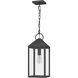 Thorpe 1 Light 8 inch Mottled Black Mini Pendant Ceiling Light, Small