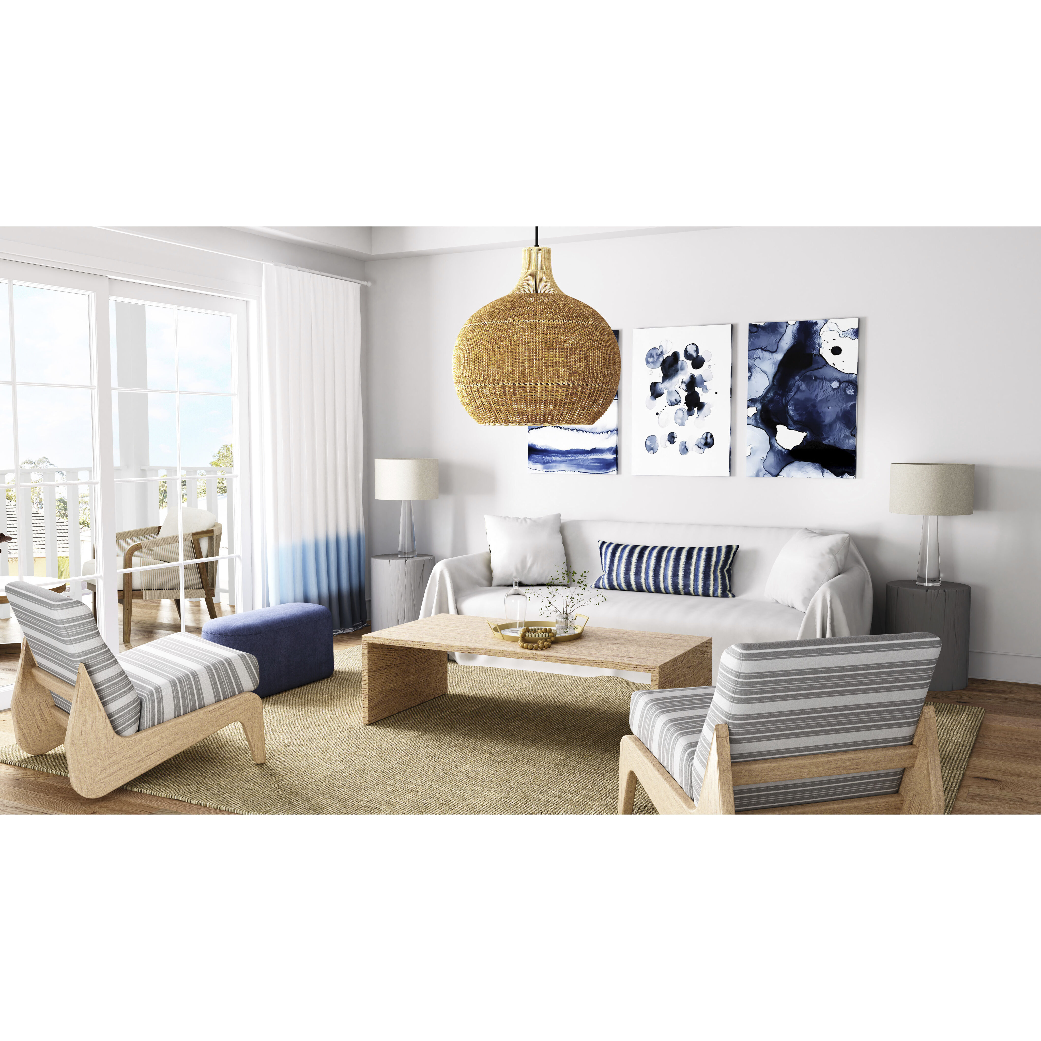 Sycamore 4 Light 28 inch Matte Black Pendant Ceiling Light, Large