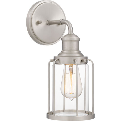 Ludlow 1 Light 5 inch Brushed Nickel Wall Sconce Wall Light