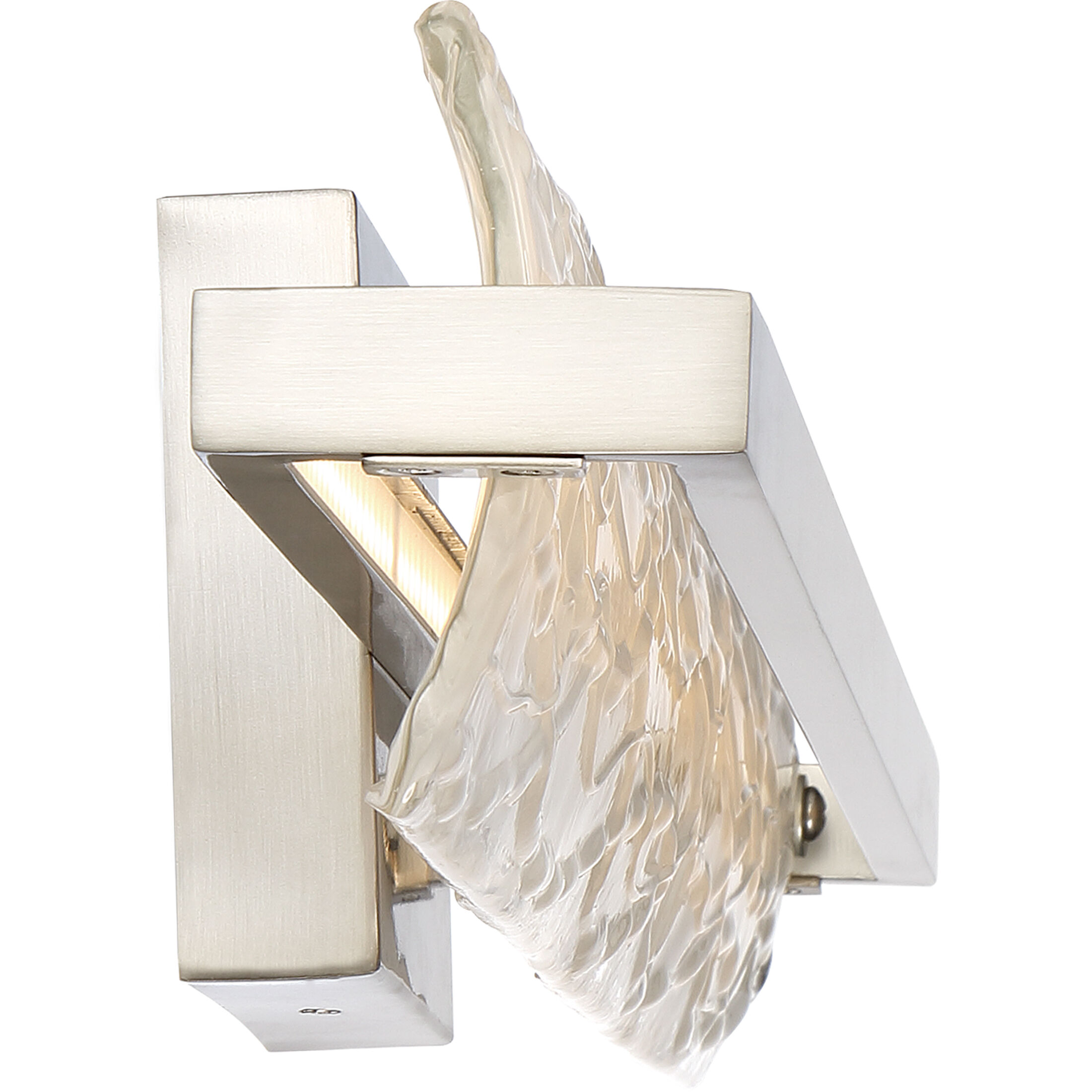 Glacial LED 30 inch Brushed Nickel Bath Light Wall Light