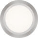 Verge LED 6 inch Brushed Nickel Flush Mount Ceiling Light