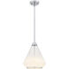 Haze 1 Light 10.5 inch Polished Chrome Mini Pendant Ceiling Light, Small