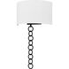Baynes Wall Sconce Wall Light in Matte Black, Small