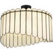 Annabelle 4 Light 24 inch Matte Black Pendant Ceiling Light