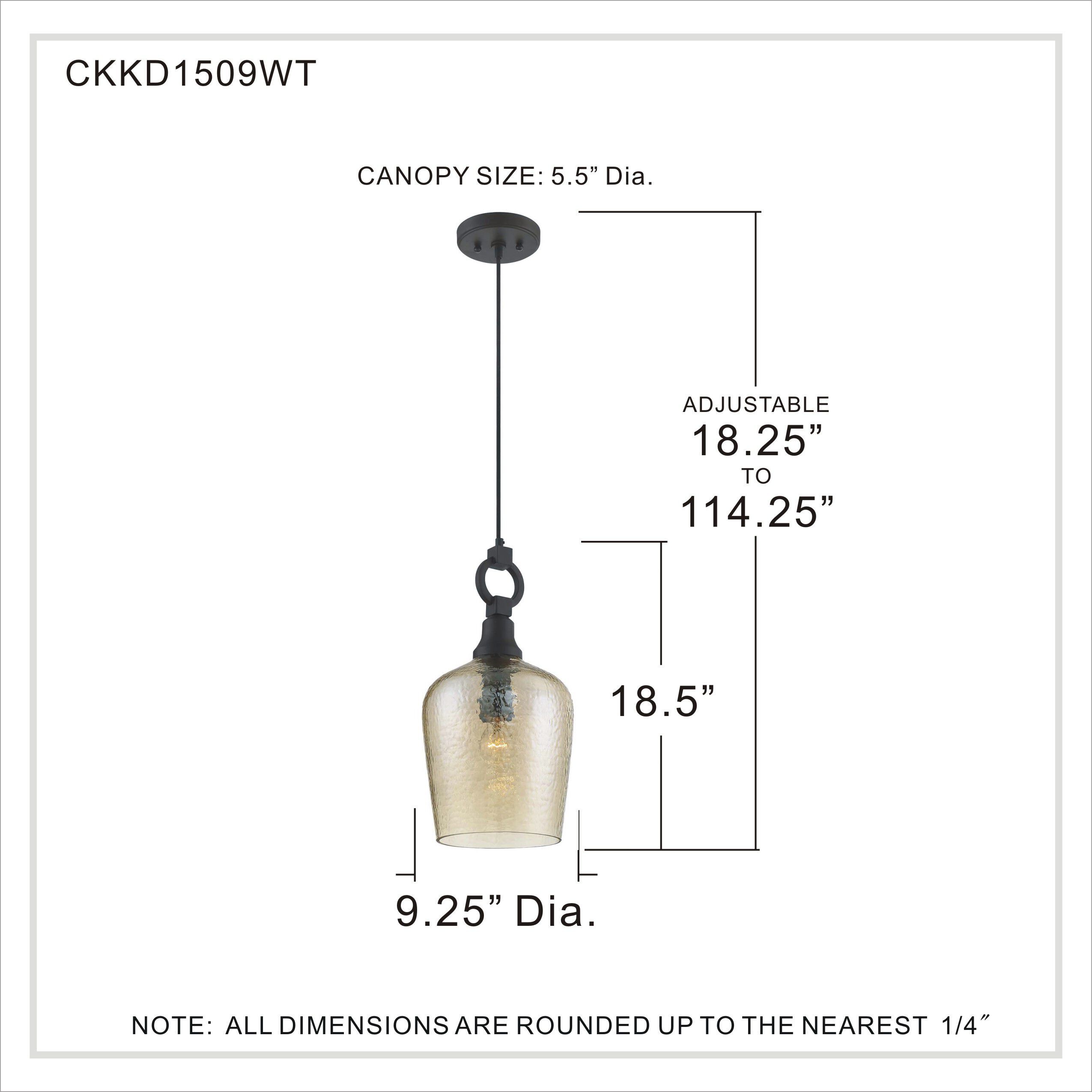 Kendrick 1 Light 9 inch Western Bronze Mini Pendant Ceiling
