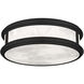 Colette 16.25 inch Matte Black Flush Mount Ceiling Light
