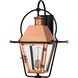 Rue De Royal 1 Light 23 inch Aged Copper Outdoor Wall Lantern