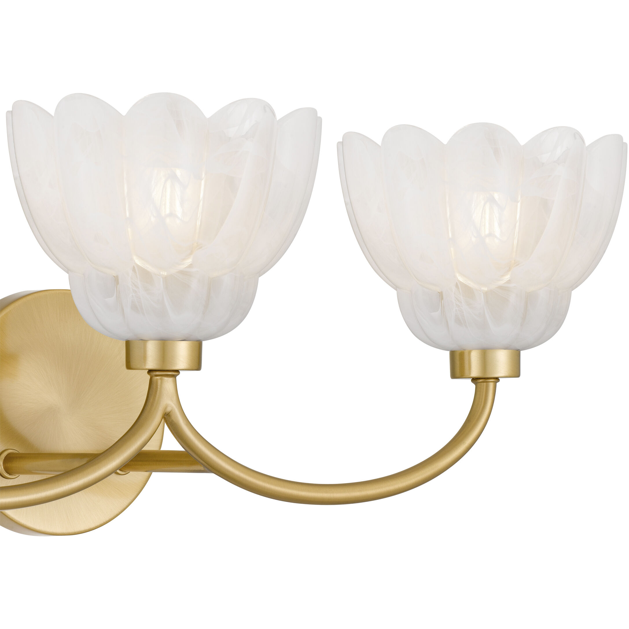 Whitecap Vanity Light Wall Light in Brushed Gold