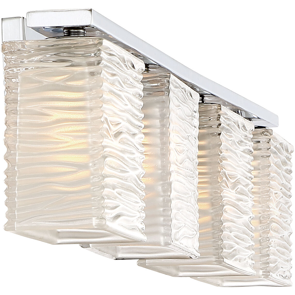 Westcap 4 Light 32 inch Polished Chrome Bath Light Wall Light, Extra Large