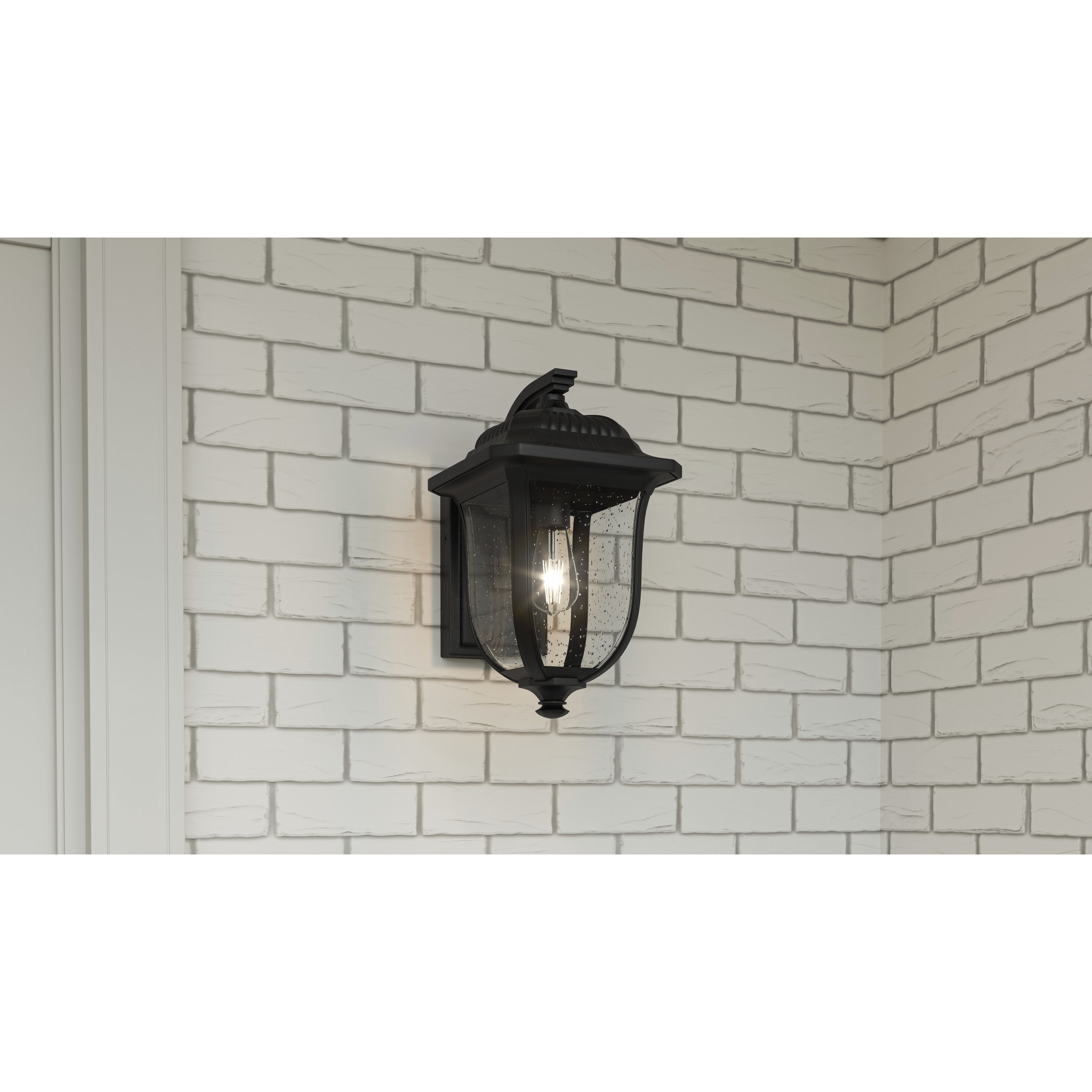 Quoizel MUL8409MBK Mulberry 1 Light 17 inch Matte Black