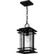 McAlister 1 Light 16 inch Earth Black Outdoor Wall Lantern