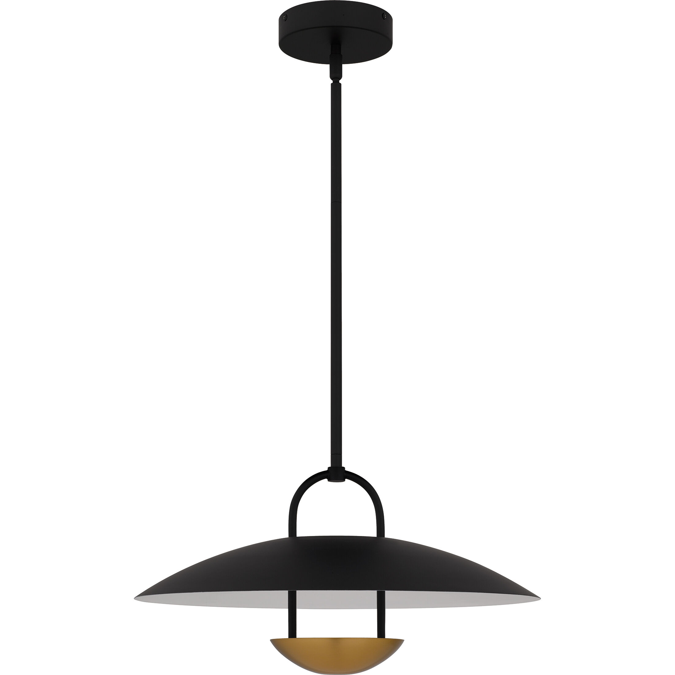 Bingham LED 18 inch Matte Black Pendant Ceiling Light, Large