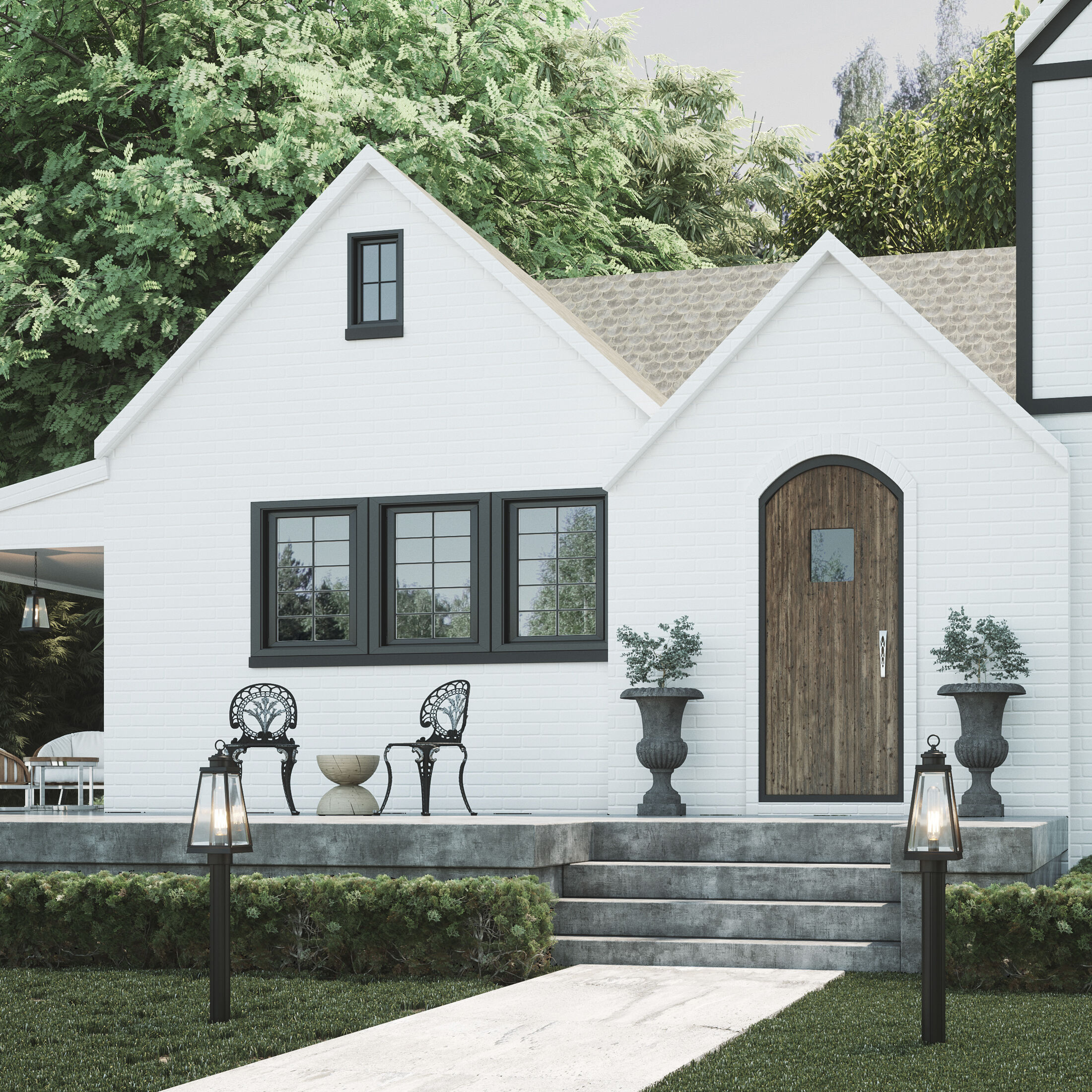 Paxton 1 Light 9 inch Matte Black Outdoor Wall Lantern