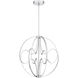 Clairon LED 23.75 inch Polished Chrome Pendant Ceiling Light
