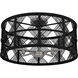 Axford 5 Light 22 inch Antique Nickel Semi-Flush Mount Ceiling Light, Extra Large