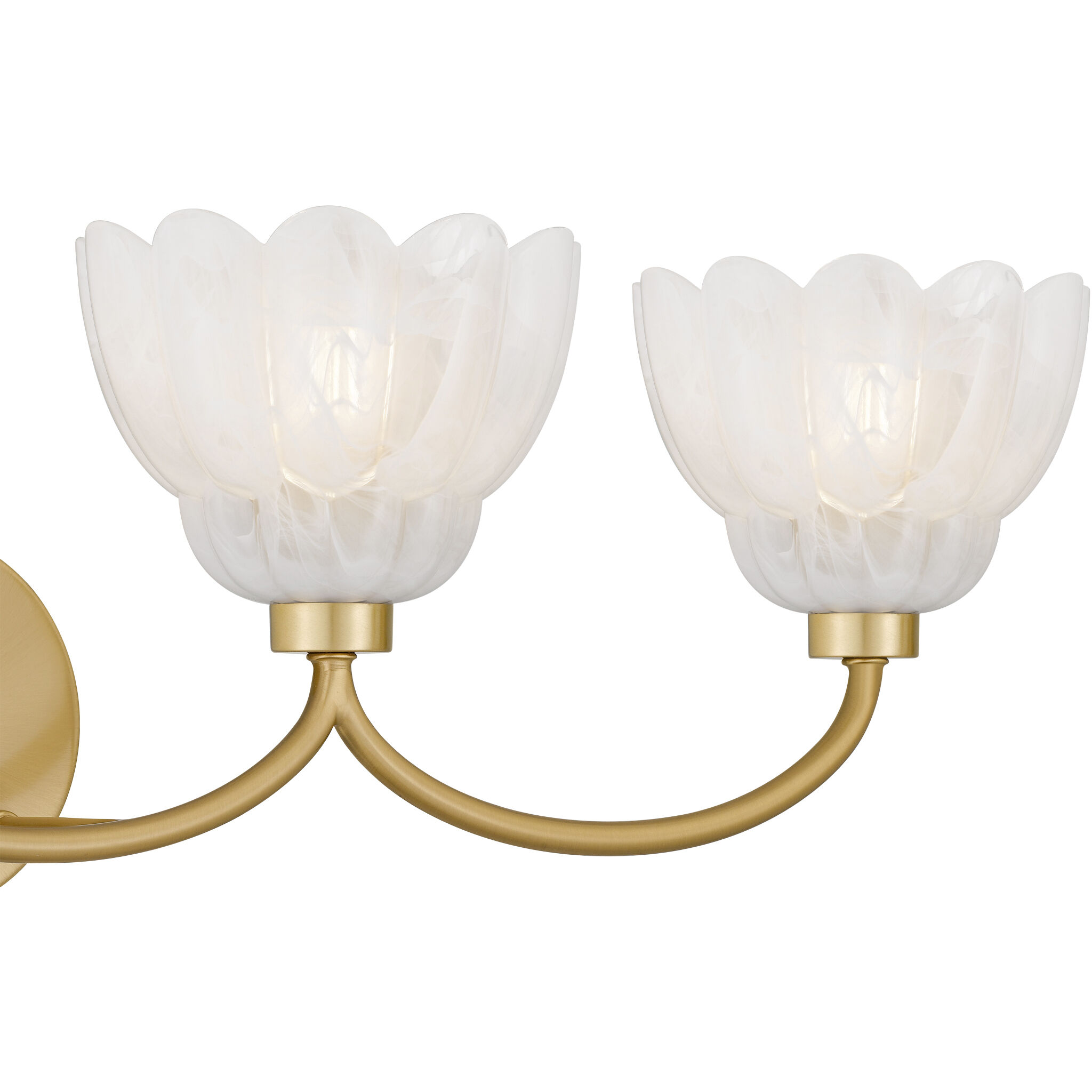 Whitecap Vanity Light Wall Light in Brushed Gold