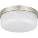 Langford 3 Light 15 inch Brushed Nickel Flush Mount Ceiling Light