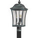 Bardstown 3 Light 25 inch Aged Verde Outdoor Post Lantern