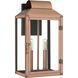 Beryn 2 Light 15.5 inch Aged Copper Outdoor Wall Lantern