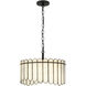 Annabelle 3 Light 16.25 inch Matte Black Pendant Ceiling Light