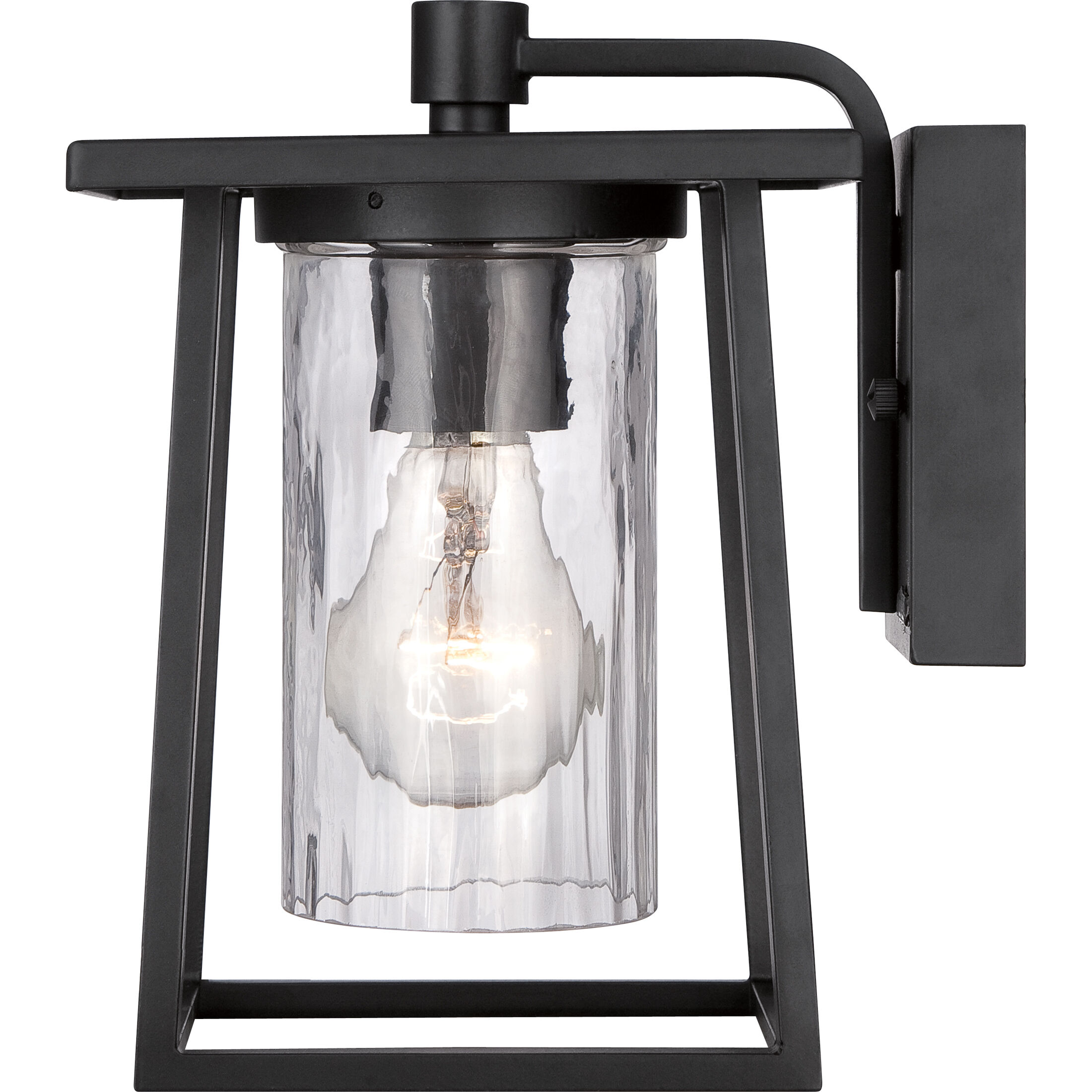 Lodge 1 Light 9 inch Mystic Black Outdoor Wall Lantern