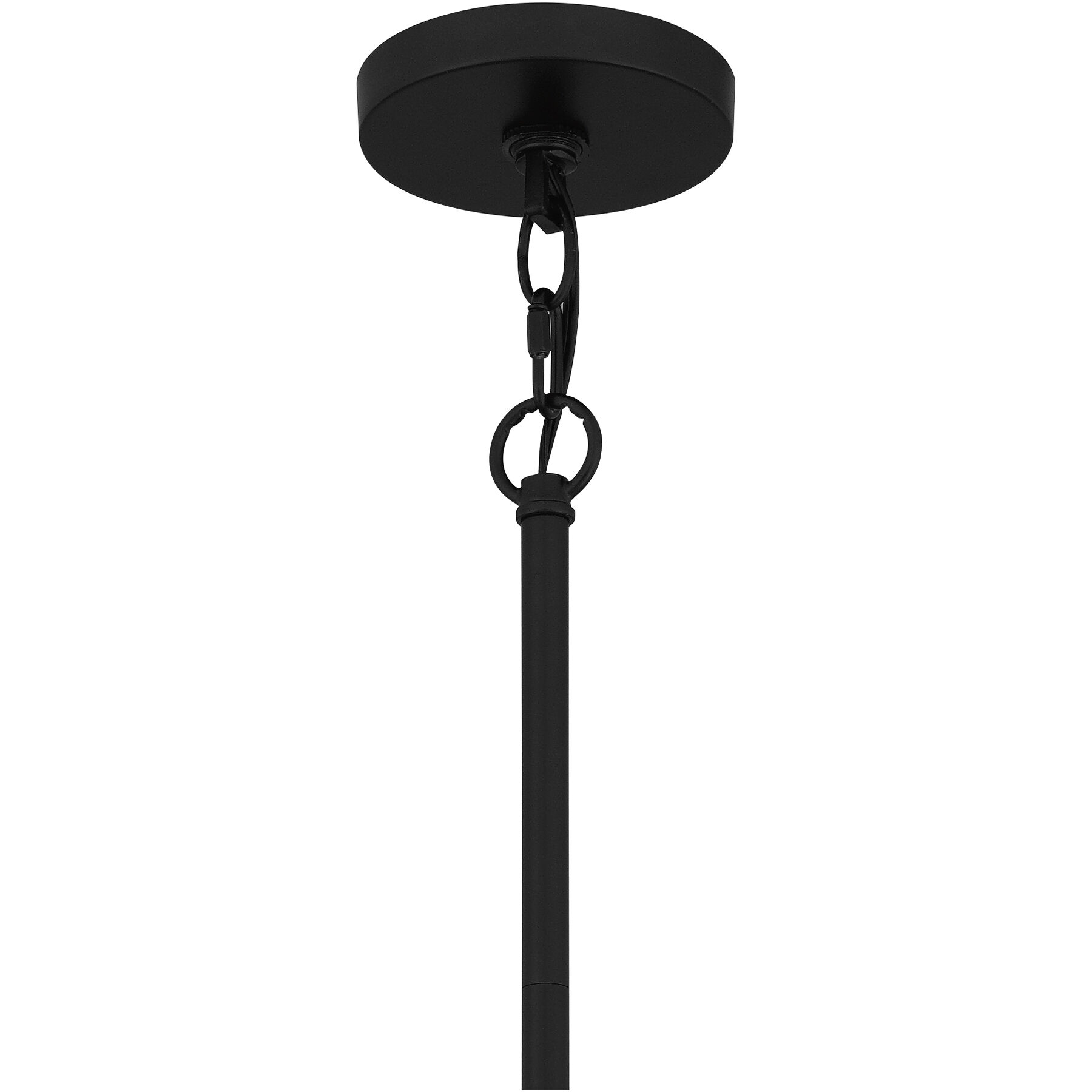Caledonia 1 Light 14 inch Matte Black Mini Pendant Ceiling Light, Small