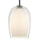 Evelynn 1 Light 10 inch Matte Black Mini Pendant Ceiling Light