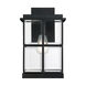 Mulligan 1 Light 13 inch Matte Black Outdoor Wall Lantern