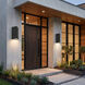 Kyler 10.25 inch Earth Black Outdoor Wall Lantern