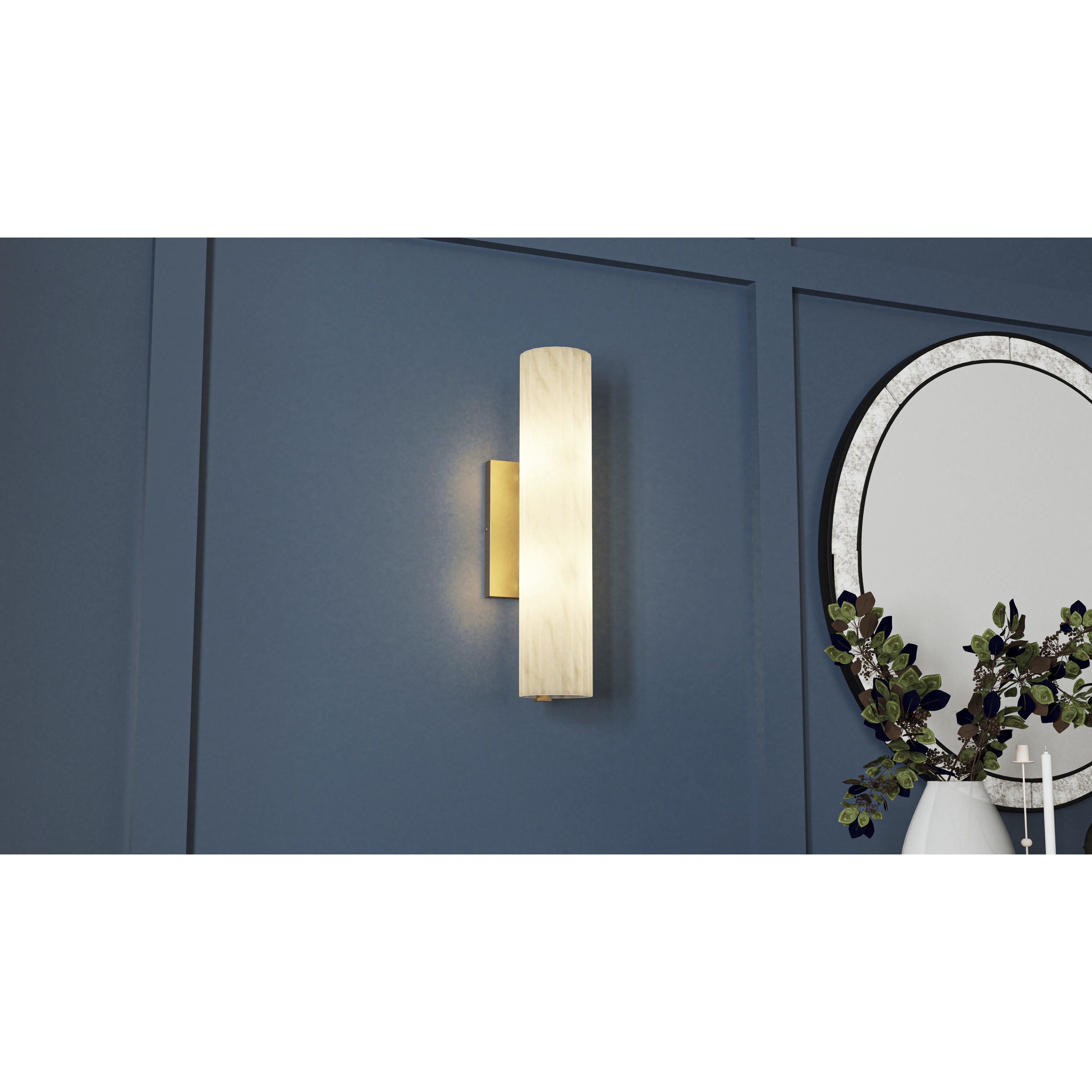 Curran Wall Sconce Wall Light in Bronze Gold, Small