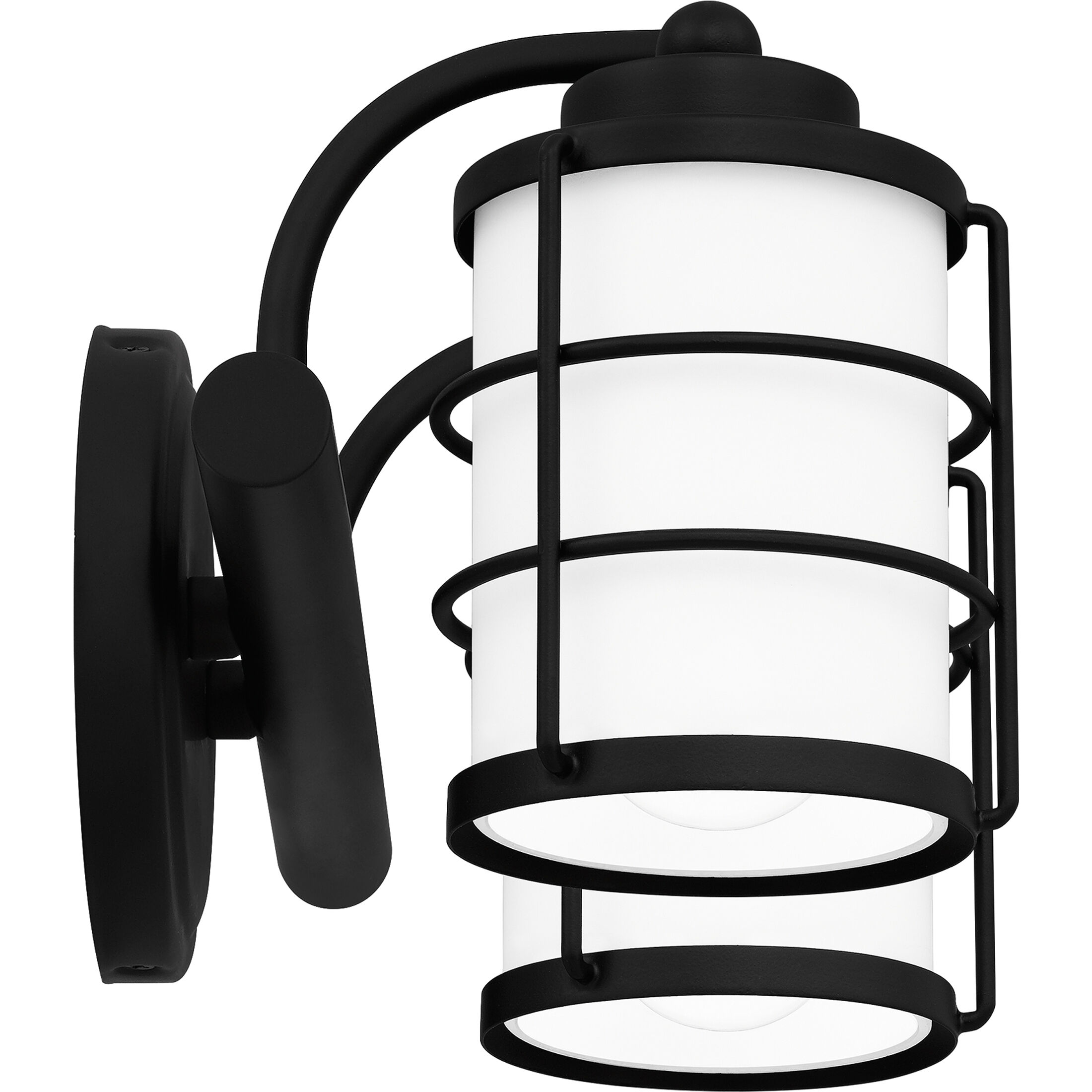 Hazlett 2 Light 15 inch Matte Black Bath Light Wall Light
